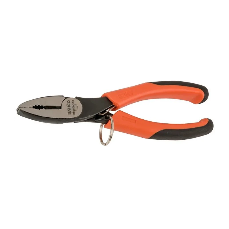 Bahco Combination Plier, 160 mm Overall Length, 33 mm Jaw Length, High Performance Alloy Steel with TAH2628G-160