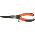 Bahco Long Nose Plier, Snipe Nose, Steel, 200mm Overall Length, 72mm Jaw Length, 4mm Jaw Width, 45° Nose Angle TAH2430G-200