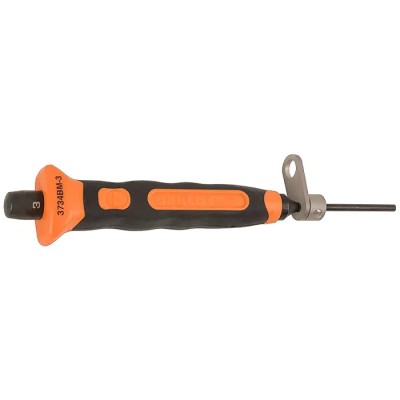 Bahco 1-Piece Parallel Pin Punch, Chrome Vanadium Steel, 4mm Shank, 165mm Length TAH3734BM-4