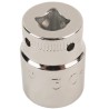Bahco 1/4 in Drive 6 mm 6 Point Square Chrome Finish Socket 24.7mm Overall Length TAH08-6
