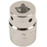 Bahco 1/4 in Drive 12 mm 6 Point Square Socket Chrome Finish Alloy Steel 24.7mm Overall Length TAH08-12