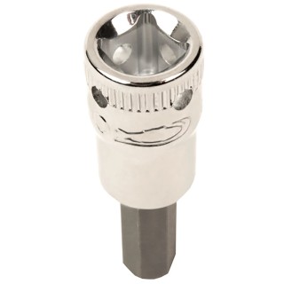 Bahco Hex Screwdriver Bit, 6.35 mm Drive Size, Hex 4 Tip, 36 mm Overall Length TAH08-H4