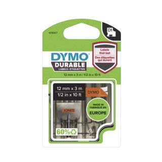 Dymo Black on Orange Label Printer Tape 12 mm Width 3 m Length 1978367