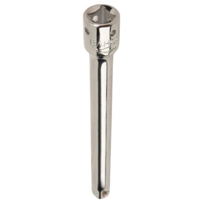 Bahco 6.35 mm Square Drive Extension Bar, Polished Alloy Steel, 101mm Overall Length TAH6961