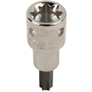 Bahco Screwdriver Bit, 6.35 mm Drive Size, T10 Size, Square Drive Type, 36 mm Overall Length TAH08-T10