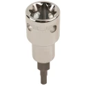 Bahco Hex Screwdriver Bit Drive Size 12.7 mm, Tip Size 4 mm, Chrome Vanadium Steel, 60 mm Length TAH16-H12