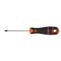 Bahco Standard Pozidriv Screwdriver with PZ3 Tip, 150 mm Blade Length, 267 mm Overall Length, 75% Rubber Handle B193.003.150