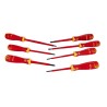 Bahco Insulated Phillips and Slotted Screwdriver Set 7-Piece VDE Certified IEC 60900 Spain B220.007
