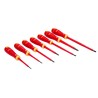 Bahco Pozidriv and Slotted Insulated Screwdriver Set, 7-Piece, IEC 60900 Compliant, 1000V Rated B220.017