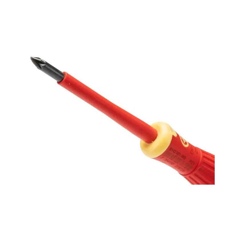 Bahco Pozidriv and Slotted Insulated Screwdriver Set, 5-Piece, IEC 60900 VDE Approved, Spain B220.015