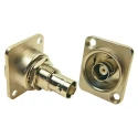 RS PRO Coaxial Connector Rear Female BNC 50 Ω Straight Body Plug-In 124-6390