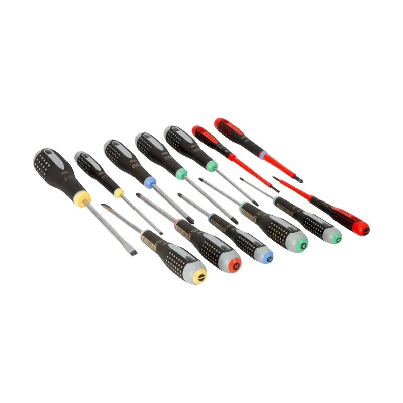 Bahco Phillips, Pozidriv, Slotted, Torx Standard Screwdriver Set 13-Piece BE-9875