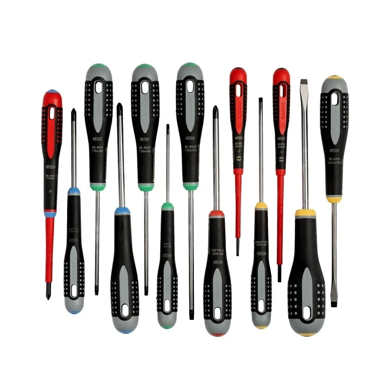 Bahco Phillips, Pozidriv, Slotted, Torx Standard Screwdriver Set 13-Piece BE-9875