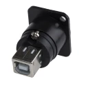 RS PRO USB Connector Straight Panel Female 1 Port USB Type A to B USB 2.0 124-6392