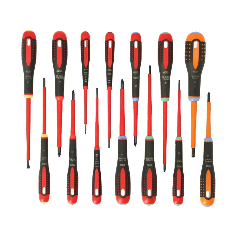 Bahco Insulated Phillips, Pozidriv, Slotted, Torx Screwdriver Set 14-Piece VDE Approved Spain BE-9876S