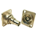 RS PRO Coaxial Connector Rear Female BNC, 75 Ω, Straight Body Plug-In 124-6391