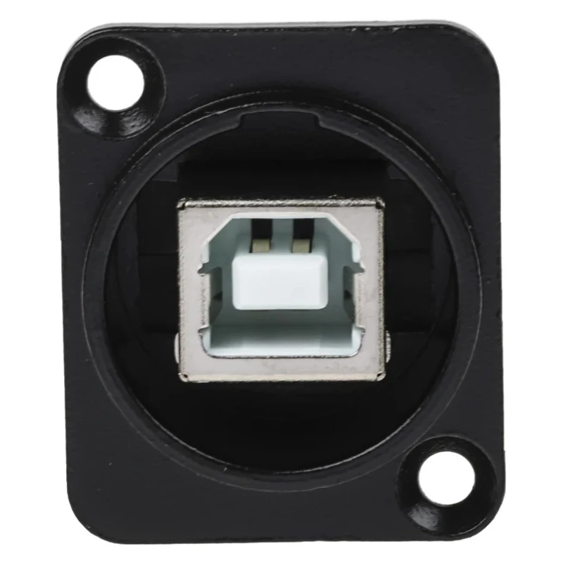 RS PRO Panel Mount Straight Female/Female 2 Port USB Type B to A Connector USB 2.0 124-6393