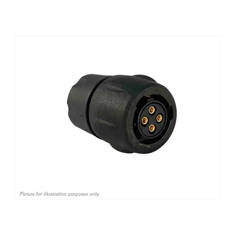 Souriau Sunbank by Eaton Circular Connector, 4 Contacts, Cable Mount, Standard Size, Socket Female, IP69K Rated, 150V IP68