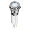 RS PRO White Panel Mount Indicator 24V dc 20mA Solder Lug Termination IP67 Flush 124-6426