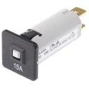 Schurter Thermal Magnetic Circuit Breaker 15A 1-Pole Panel Mount 240V AC 32V DC 4404.0010