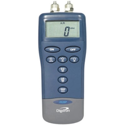 Digitron 2000P Differential Digital Pressure Meter With 2 Pressure Ports, Max Pressure Measurement 1 bar 2028P7-1BAR