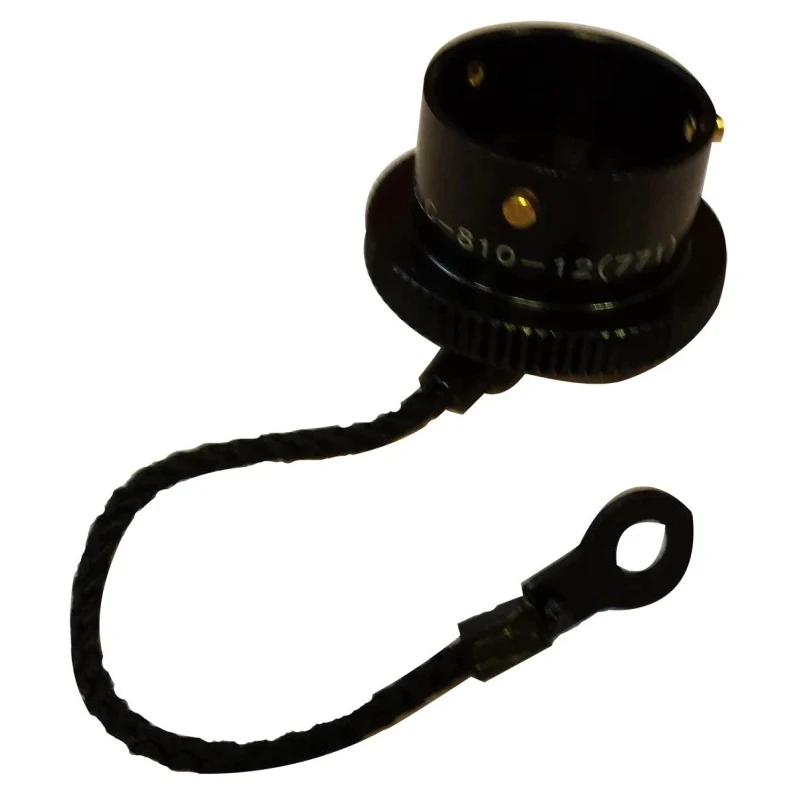 Amphenol Limited 810 MIL-DTL-26482 Female Dust Cap, Shell Size 10, Zinc Cobalt Plated Aluminium 62LC-810-10(771)