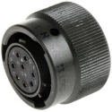 Amphenol Limited MIL Spec Circular Connector 8 Contacts Brass Straight 12 Shell Size Cable Mount, Model 62GB-56T12-08SN