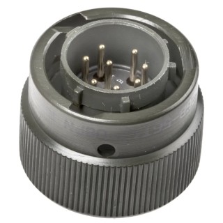Amphenol Limited MIL Spec Circular Connector 8 Contacts Brass Straight 12 Shell Size Bayonet 62GB-56T12-08PN