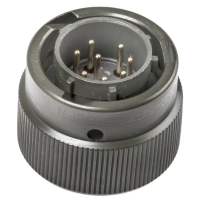 Amphenol Limited MIL Spec Circular Connector 8 Contacts Brass Straight 12 Shell Size Bayonet 62GB-56T12-08PN