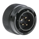 Amphenol Limited MIL Spec Circular Connector Brass Straight 5 Way Cable MIL-DTL-26482 Male Contacts Olive 62GB-56T14-05PN