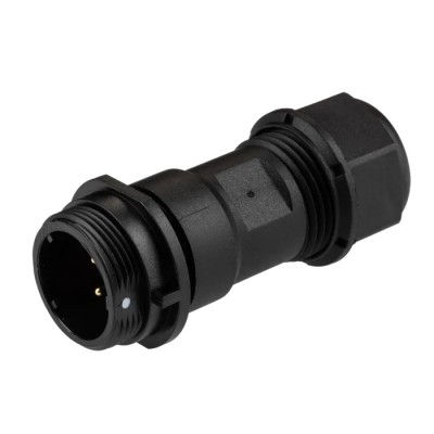RS PRO Circular Connector Cable Mount 2 Contacts Socket Male IP68 500V 10A Polyamide 66 124-6649