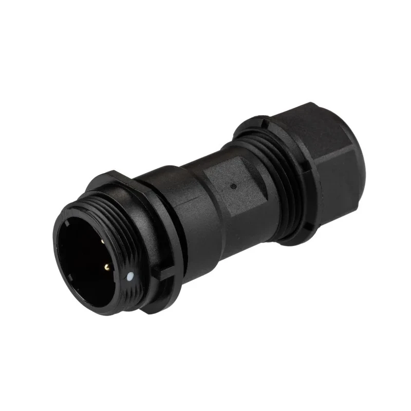 RS PRO Circular Connector Cable Mount 2 Contacts Socket Male IP68 500V 10A Polyamide 66 124-6649