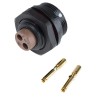 RS PRO Industrial Circular Connector 2 Contacts Front Mount Socket Female IP68 500V 10A 124-6652
