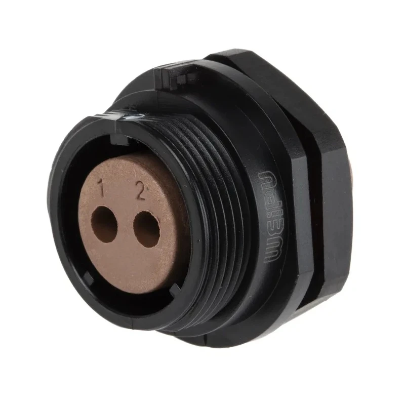 RS PRO Industrial Circular Connector 2 Contacts Front Mount Socket Female IP68 500V 10A 124-6652
