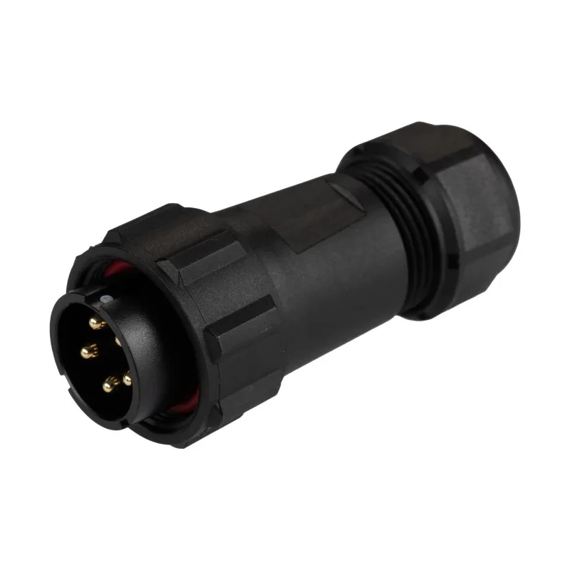 RS PRO Industrial Circular Connector, 2 Contacts, 500V, 10A, Cable Mount, Socket, Male, IP68, Threaded Mating 124-6668