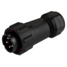 RS PRO Industrial Circular Connector, 2 Contacts, 500V, 10A, Cable Mount, Socket, Male, IP68, Threaded Mating 124-6668