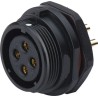 RS PRO Circular Connector 2 Contacts Front Mount Standard Size Socket Female IP68 500V 10A 124-6671