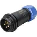 RS PRO Industrial Circular Connector, 3 Contacts, Cable Mount Socket, Male Contact, Standard Size, Threaded IP68 124-6669