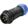 RS PRO Industrial Circular Connector, 3 Contacts, Cable Mount Socket, Male Contact, Standard Size, Threaded IP68 124-6669
