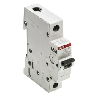 ABB ComPact Home Miniature Circuit Breaker 1-Pole 6A Type C 440V AC 60V DC 6kA Breaking Capacity SH200