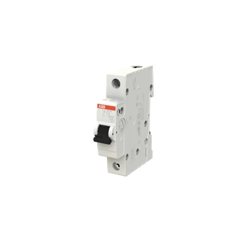 ABB ComPact Home Miniature Circuit Breaker 1-Pole 6A Type C 440V AC 60V DC 6kA Breaking Capacity SH200
