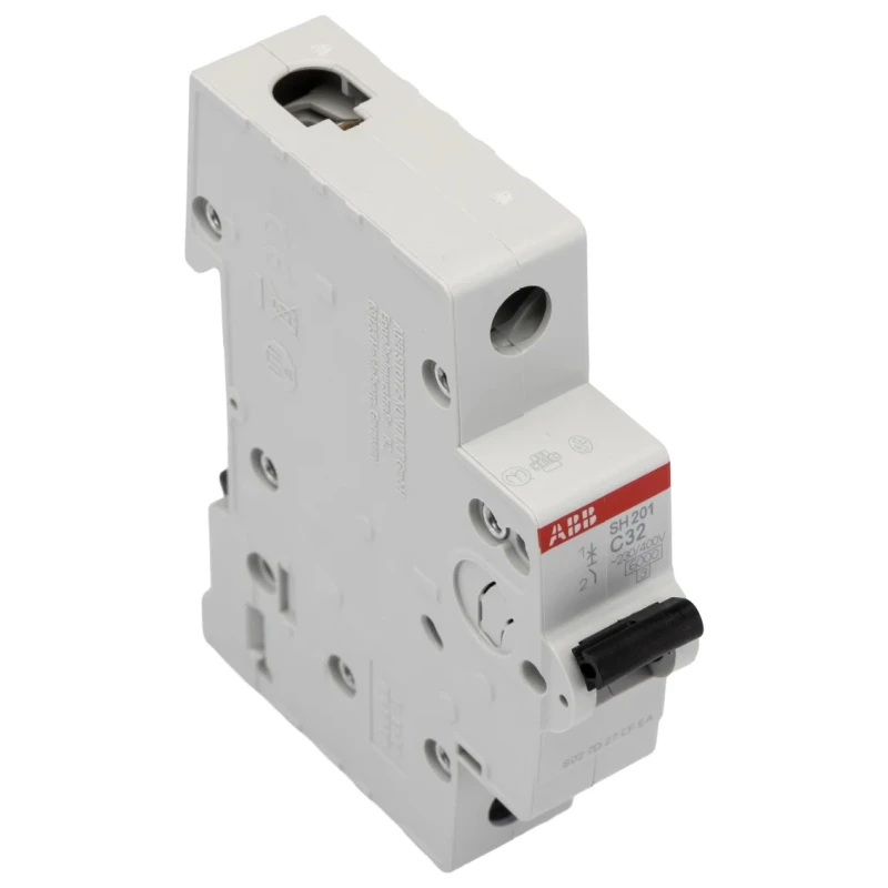 ABB ComPact Home Miniature Circuit Breaker 1-Pole 32A Type C 440V AC 60V DC 6kA Breaking Capacity SH200