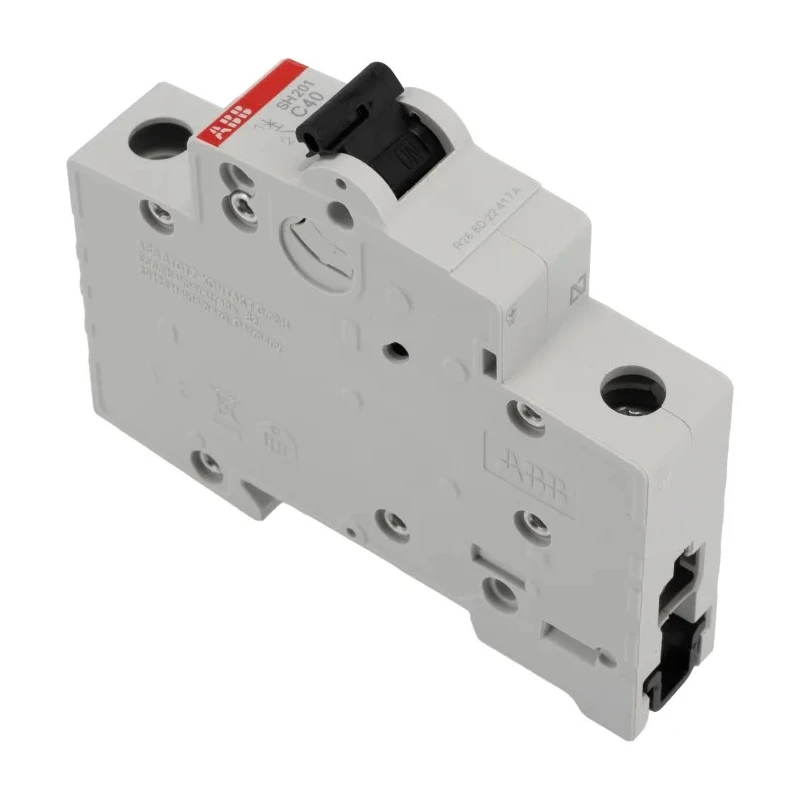 ABB ComPact Home Miniature Circuit Breaker 1-Pole 40A Type C 440V AC 60V DC 6 kA Breaking Capacity SH200