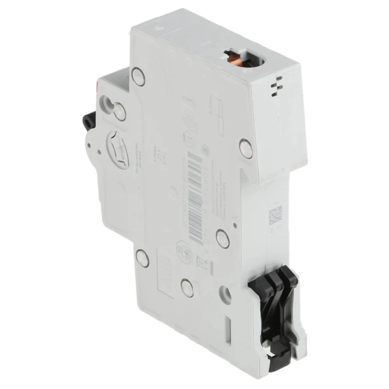 RS PRO ComPact Home SH200 Miniature Circuit Breaker, 1-Pole, 10A, Type C, 440V AC, 60V DC, 6kA 2CDS211001R0104 SH201-C10