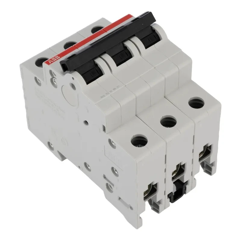 ABB ComPact Home SH200 Miniature Circuit Breaker, 3-Pole, 20A, Type B, 440V AC, 6 kA Breaking Capacity SH200