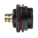 RS PRO Industrial Circular Connector, 3 Contacts, Front Mount Socket, Female, Screw Termination, IP68, 500V, 10A 124-6672