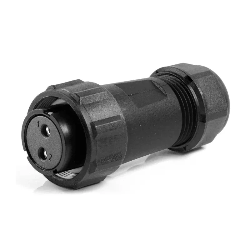 RS PRO Industrial Circular Connector, 2 Contacts, Female Cable Plug, IP68, 500V, 10A, Threaded Mating, Polyamide 66 124-6683