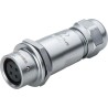 RS PRO Circular Connector Cable Mount 4 Contacts M12 Socket Female Push Pull IP67 200V 5A 124-6698