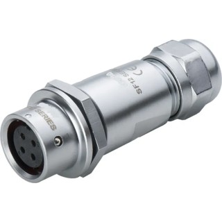 RS PRO Circular Connector Cable Mount Socket Female 3 Contacts M12 Push Pull IP67 250V 13A 124-6697