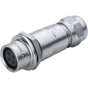 RS PRO Circular Connector M12 Socket Female 2 Contacts Cable Push Pull IP67 250V 13A 124-6700
